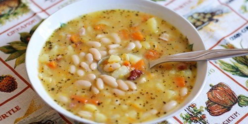 Как приготовить фасолевый суп с картофелем и рисом