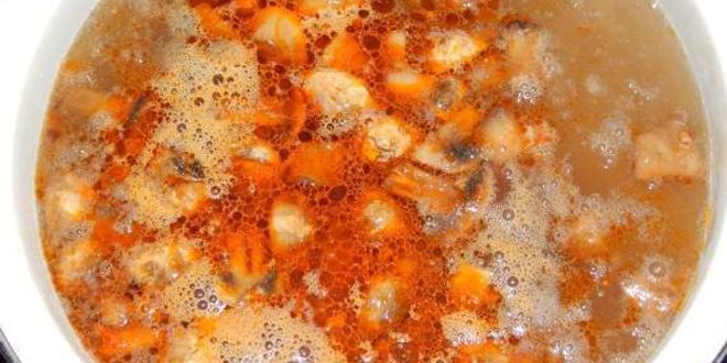 Рецепт гречневый суп с грибами