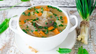 Рецепт Грибной суп с гречкой
