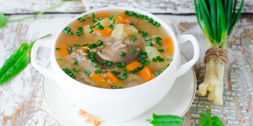 Как приготовить грибной суп с гречкой