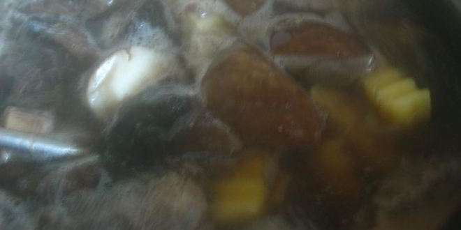 Рецепт грибной суп с лапшой из лаваша