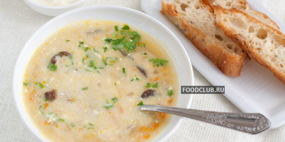 Рецепт грибной суп с гречкой