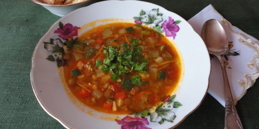 Как приготовить итальянский суп с чечевицей