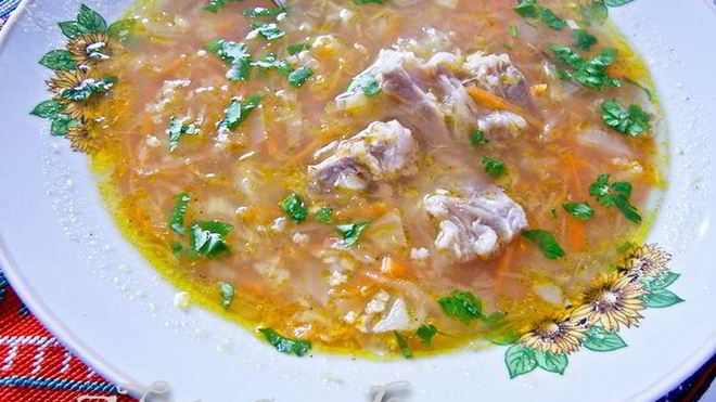 Рецепт Капустняк — польский суп из квашеной капусты