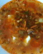 Картофельный суп с грибами