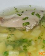 Картофельный суп с курицей