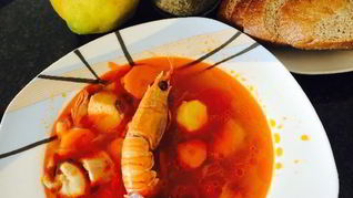 Рецепт Каталонский суп из морепродуктов рыбацкий