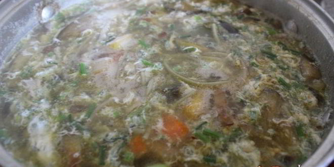 Рецепт куриный суп с баклажанами и лапшой зеленый чай