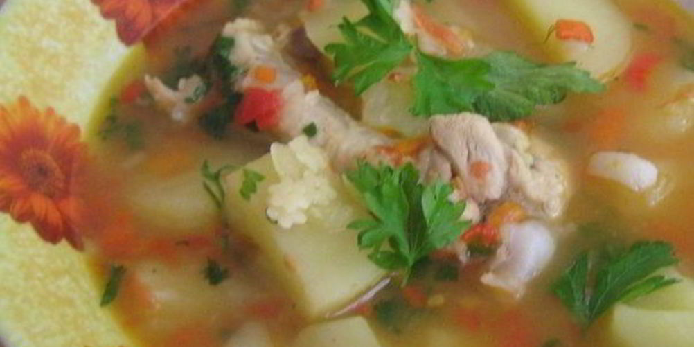Как приготовить куриный суп с болгарским перцем