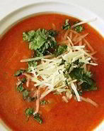 Куриный суп с гренками