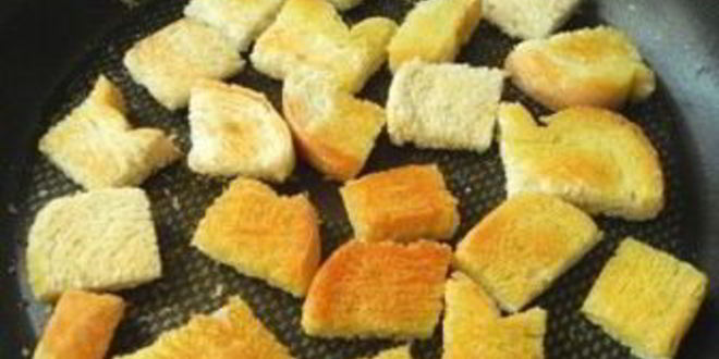 Рецепт куриный суп с гренками