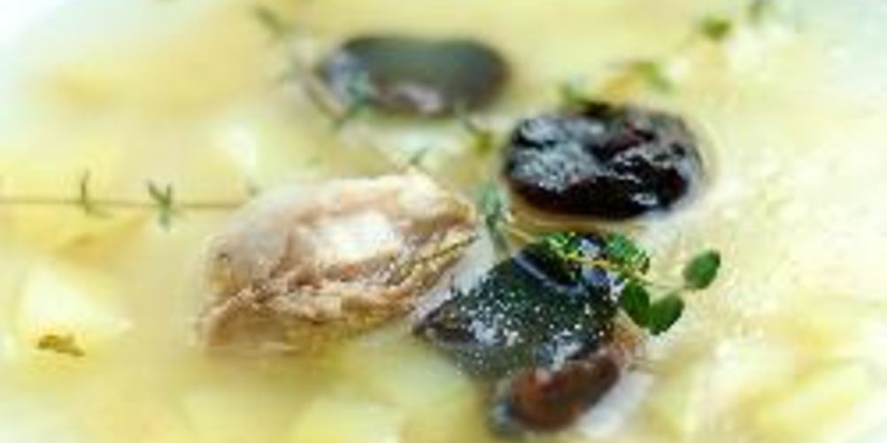 Рецепт суп куриный с рисом и сезонными овощами