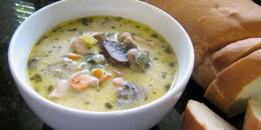 Как приготовить куриный суп с шампиньонами