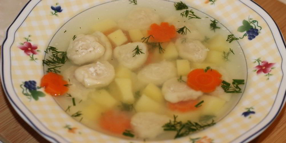 Рецепт густой куриный суп с яйцом