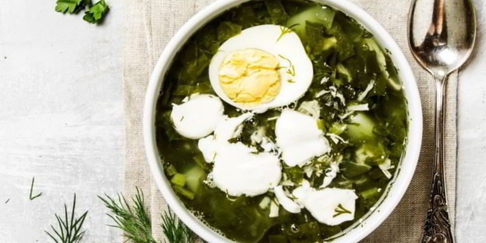 Как приготовить летний суп с щавелем