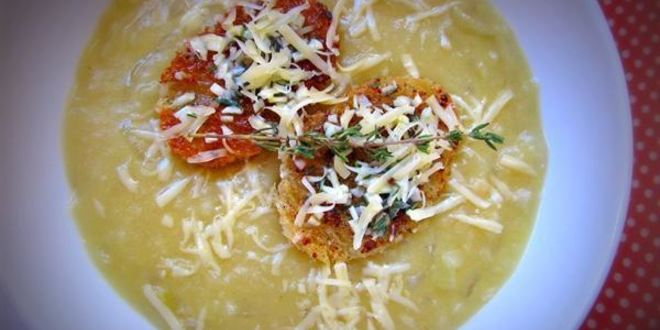 Рецепт луковый суп с яблоком