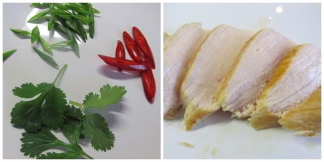 Рецепт мисо суп с курицей, грибами и рисовой лапшой