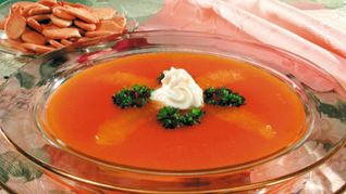 Рецепт Морковный суп с апельсинами