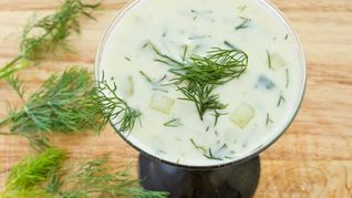 Рецепт Окрошка на кефире