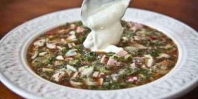 Рецепт окрошки ны квасе