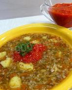 Постный суп с гречкой без мяса