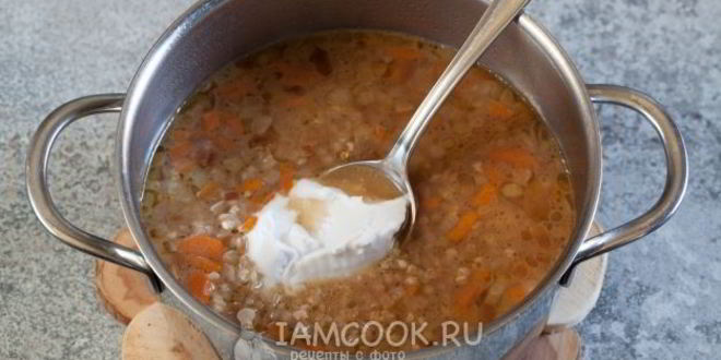 Рецепт постный суп с гречкой и кокосовым молоком