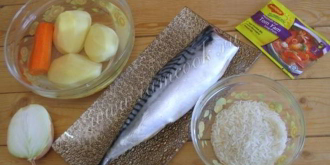 Рецепт рыбный суп из скумбрии