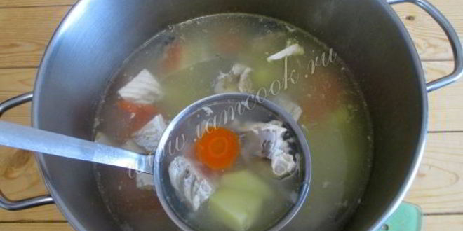 Рецепт рыбный суп из скумбрии