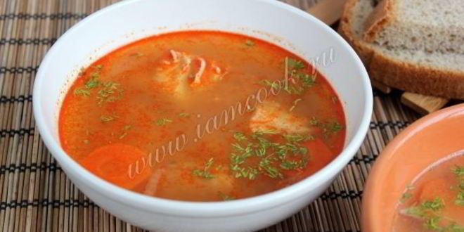 Рецепт рыбный суп из скумбрии