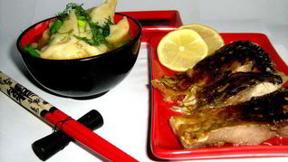 Рецепт Рыбный суп с креветочными пельменями