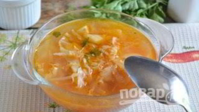 Рецепт Щи из свежей капусты