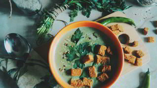 Рецепт Шпинатный суп с картофелем