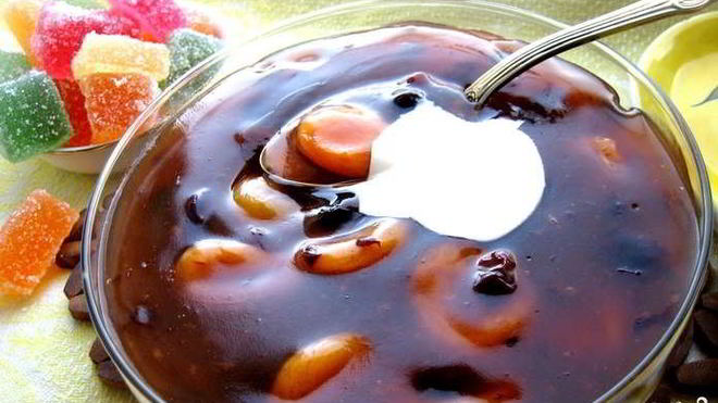 Рецепт Сладкий суп из сухофруктов