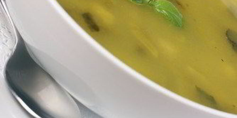 Рецепт суп с зеленым горошком в горшочке