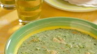 Рецепт Сливочный суп со шпинатом