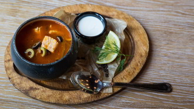 Рецепт Рыбная солянка