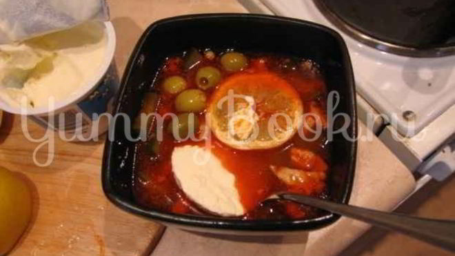 Рецепт Сборная мясная солянка