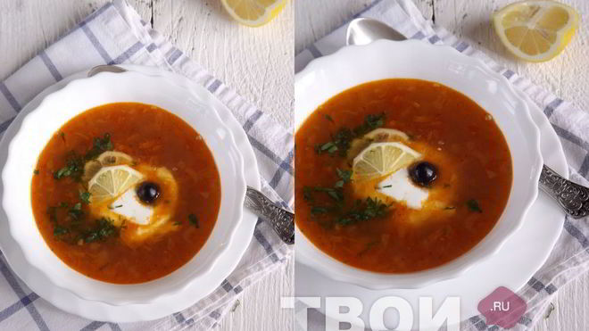 Рецепт Солянка мясная