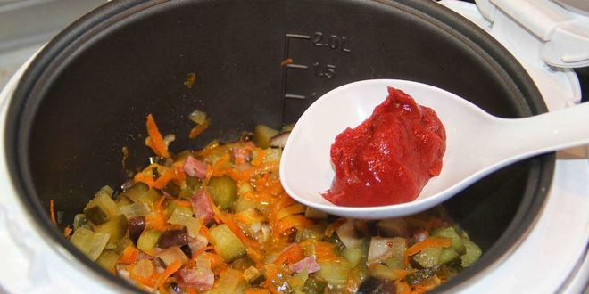 Рецепт солянка в мультиварке