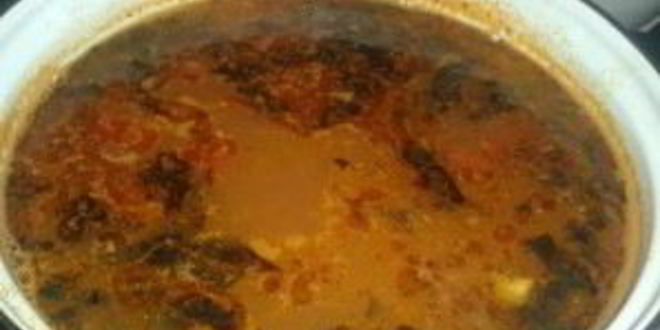 Рецепт суп из баранины с помидорами