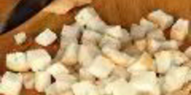 Рецепт суп из брокколи с креветками и крутонами