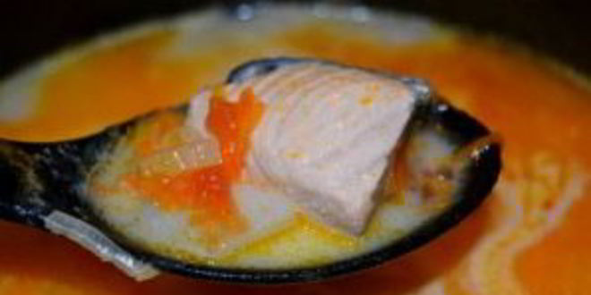 Рецепт суп из кеты