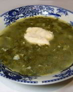 Суп из консервированного щавеля