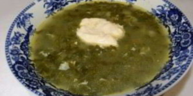 Рецепт суп из консервированного щавеля