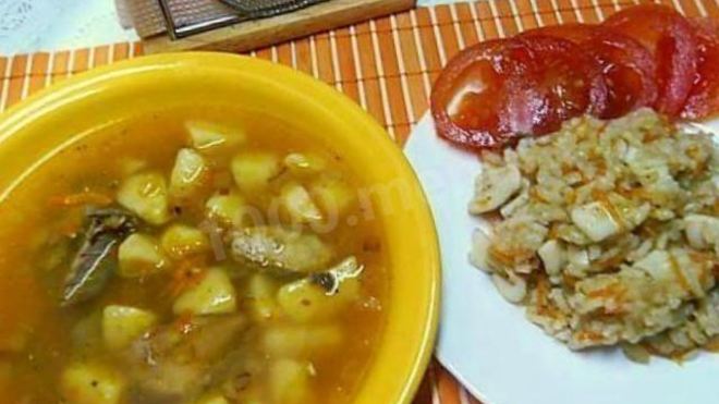 Рецепт Суп из консервы скумбрия