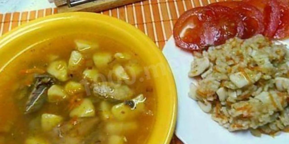 Как приготовить суп из консервы скумбрия