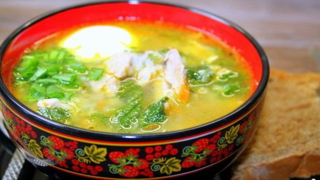 Рецепт Суп из крапивы с мясом