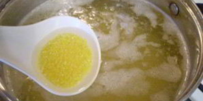 Рецепт суп из кукурузной крупы