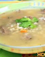 Суп из куриной печени