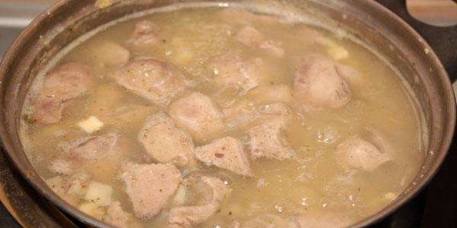 Рецепт суп из куриной печени